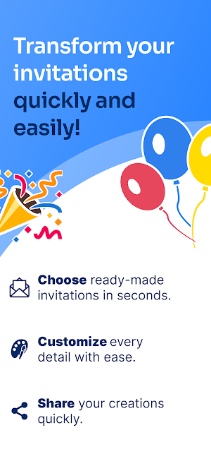Ready-Made Birthday Invites Screenshot 0