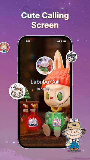 Labubu Color Call Theme Screenshot 1