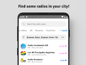 Argentine FM Radio: Live Argentinian Radios Screenshot 1