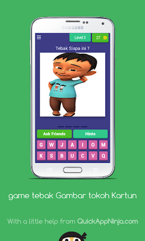 Game Tebak Gambar Tokoh Kartun Screenshot 2