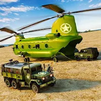 US Army Cargo Truck Transport Military Bus Driver