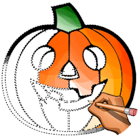 Learn to Draw Halloween: Drawing, Color Book Pages