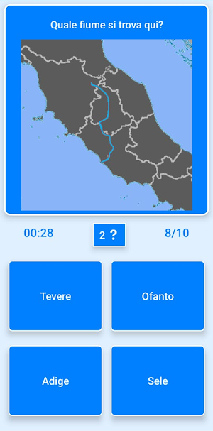 Mappa dell'Italia - Quiz Screenshot 2