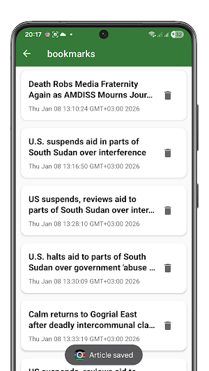 South Sudan News Screenshot 2