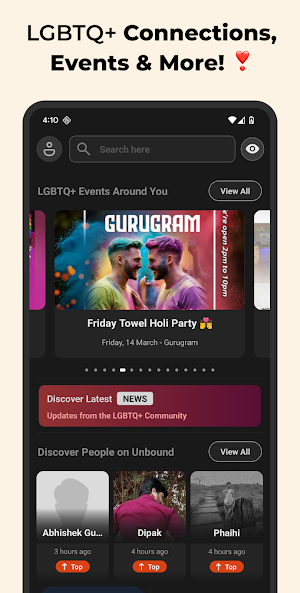 Unbound: LGBTQ+ Events & More! Screenshot 0