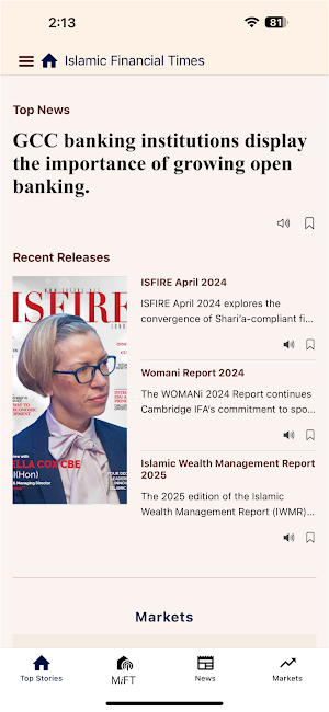 Islamic Financial Times Screenshot 0