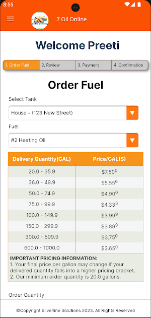 7 Oil Online Screenshot 1