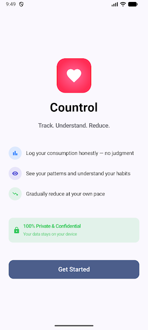Countrol: Bad Habits Tracker Screenshot 0