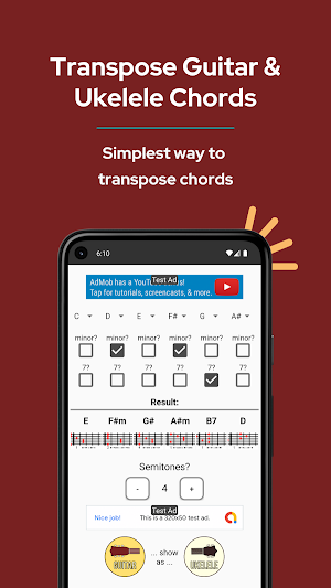 Guitar Chord Transposer Screenshot 0
