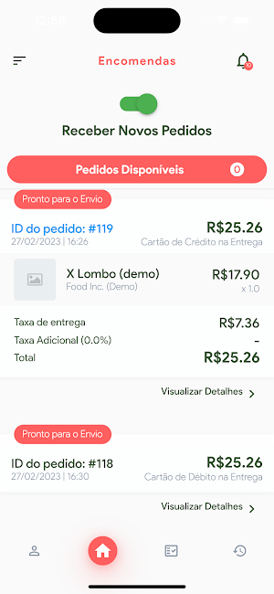 Vendas e Entregas - Entregador Screenshot 1