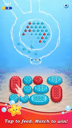 Aqua Loop: Feed the Fish! Screenshot 2