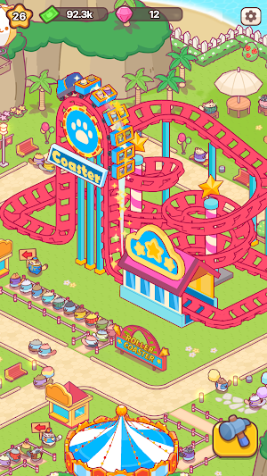 Cat Theme Park : Cute Tycoon Screenshot 1