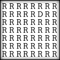 Odd 1 Out Letter Word Puzzle