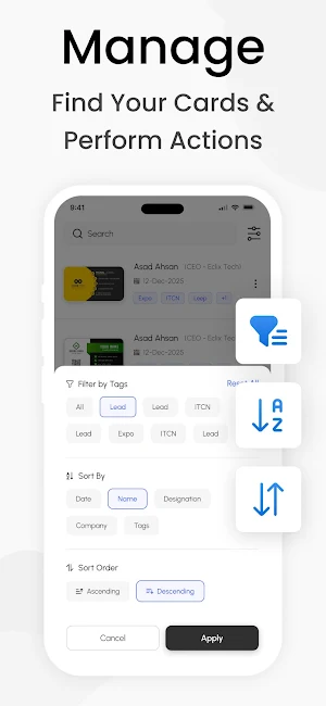 Business Card Scanner - CardAi Screenshot 1