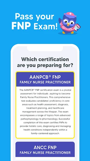 FNP Exam Prep Test Practice Screenshot 0