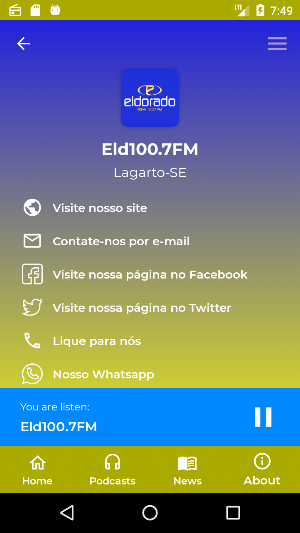 Eld100.7FM de Lagarto Screenshot 1