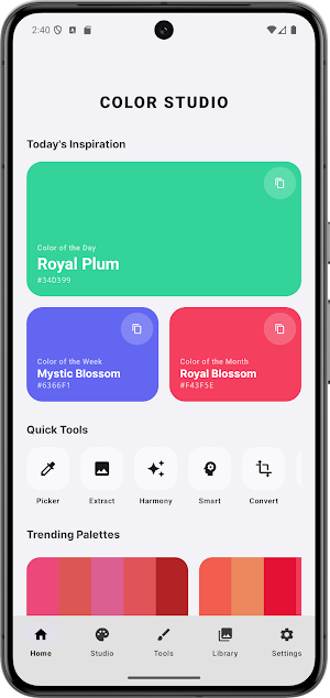 Color Picker & Palette Studio Screenshot 0