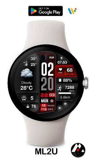 ML2U 233 Watch Face Screenshot 0