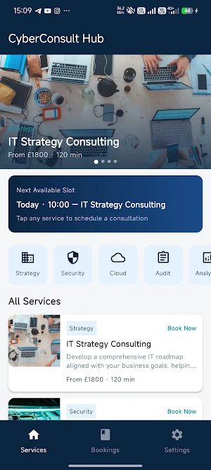 CyberConsult Hub Screenshot 3