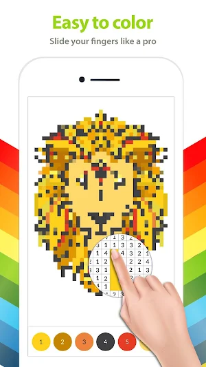 Color by Number for Adults Screenshot 2
