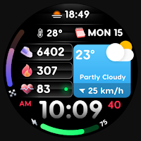 PRADO 70 Digital Watch Face