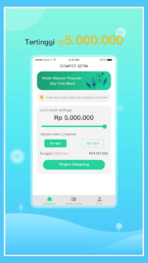 Dompet Setia Pinjaman Clue Screenshot 1