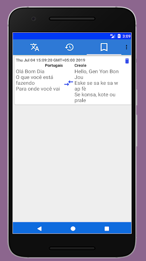 Traducteur Creole Portugais Screenshot 3