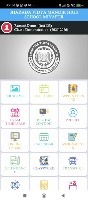 Sharadha Vidya Mandir Screenshot 1