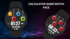 Calculator Game Watch Face Screenshot 1