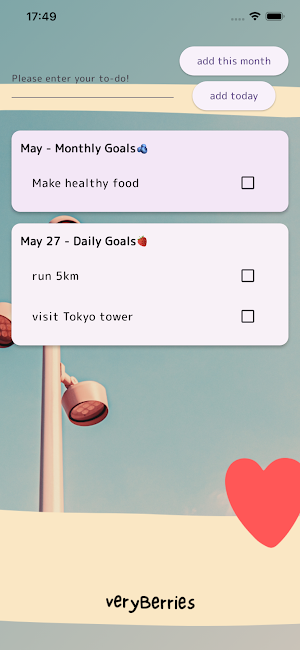 Berry Todos Screenshot 1