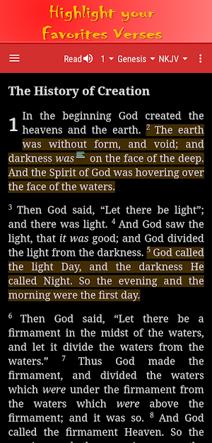 Holy Bible NKJV Screenshot 2