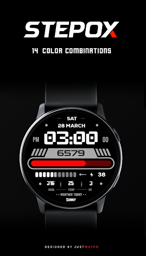 Stepox WatchFace Screenshot 2
