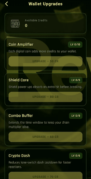 Neon Wallet Runner Screenshot 3