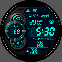 Tech Digital Pro watch face