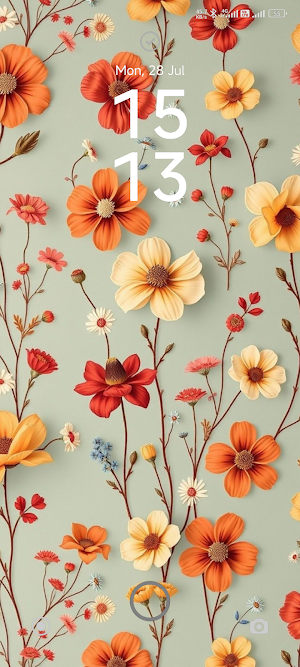 Flower Pattern Wallpaper Screenshot 1