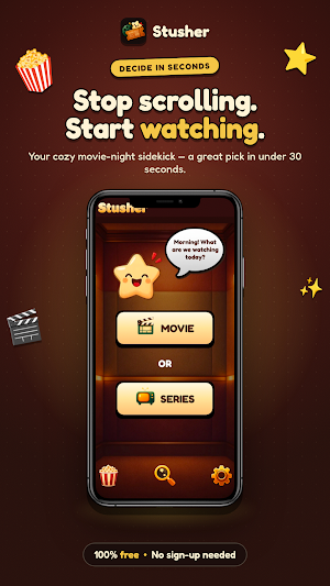 Stusher: What to Watch Screenshot 0