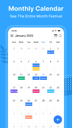 Calendar 2025 - Agenda App Screenshot 3