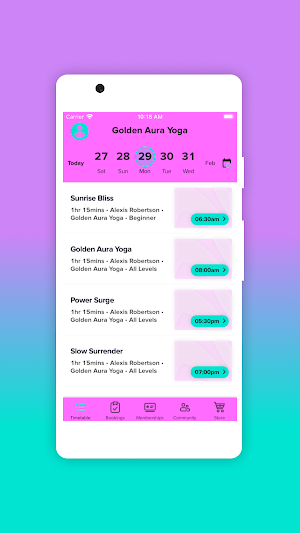 Golden Aura Yoga Screenshot 1