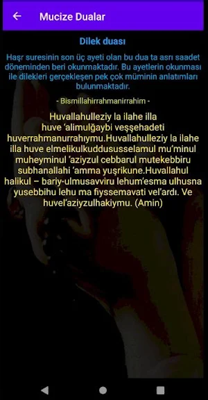 Mucize Dualar Screenshot 0