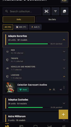 Hobby Dataslate: Mini Tracker screenshot 1
