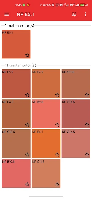 National Paint Colors Screenshot 3