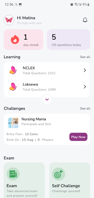 Yara - NCLEX & Nursing Prep Screenshot 1