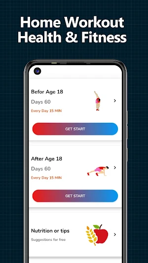 Home Workout –Health & Fitness Screenshot 2