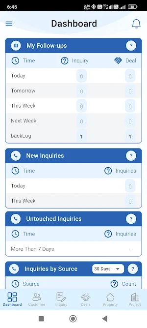 RE CRM Screenshot 1