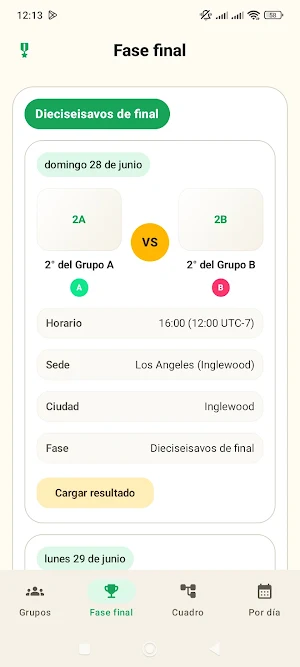 Fixture Mundial 2026 Screenshot 2