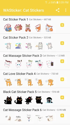 WASticker: Cat Stickers Screenshot 3