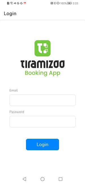 Booking App Screenshot 1