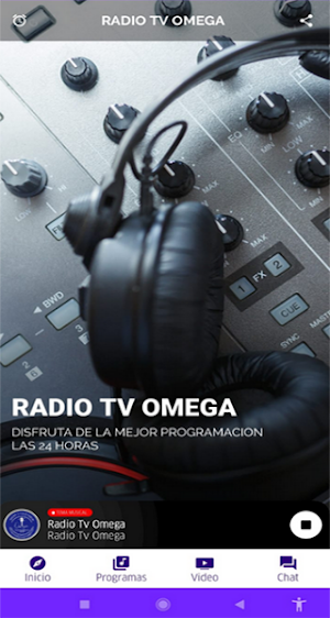 Radio Tv Omega Screenshot 1