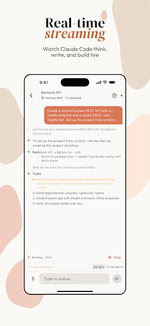 Maude - AI Coding Agent & SSH Screenshot 0