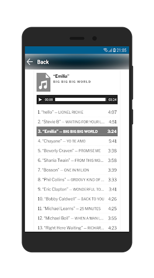 Memory Romantic Love Songs Screenshot 2